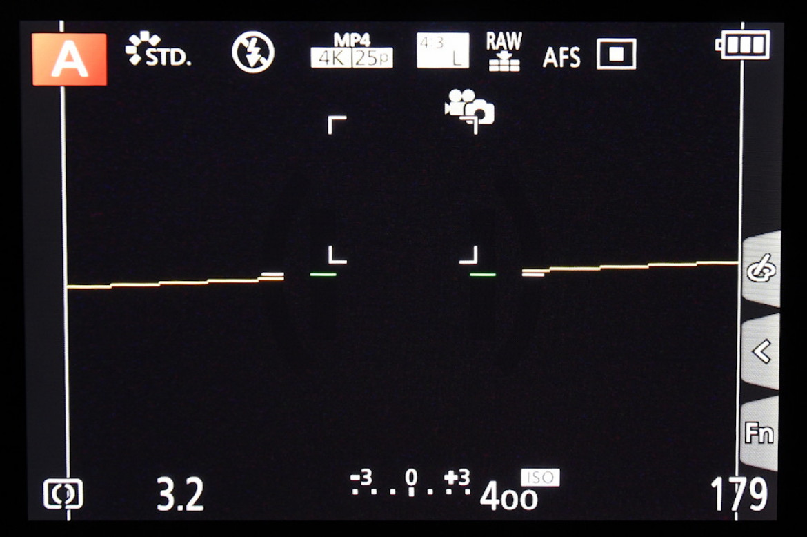 Informacje wyświetlane na ekranie LCD i w wizjerze aparatu Panasonic Lumix DMC-FZ300