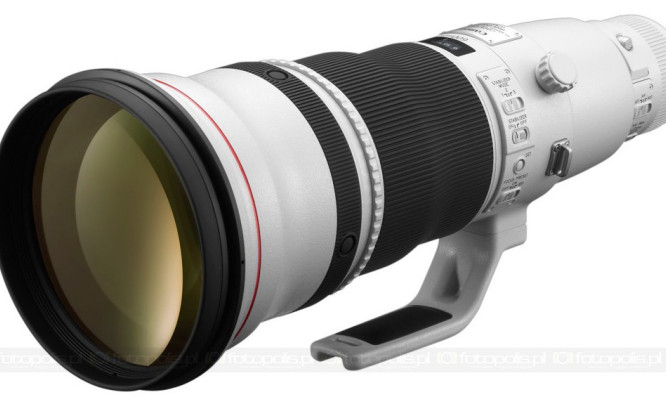 Canon EF 600 mm f/4L IS II USM i EF 500 mm f/4L II USM